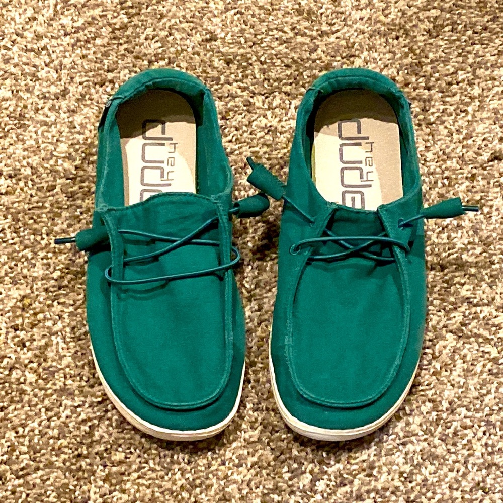 Hey Dude green shoes